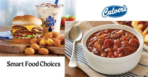 culver's nutritional info|More.